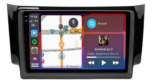 Multimidia Sentra 2015/2019 Android 14 Octacore 6gb 128gb 9p