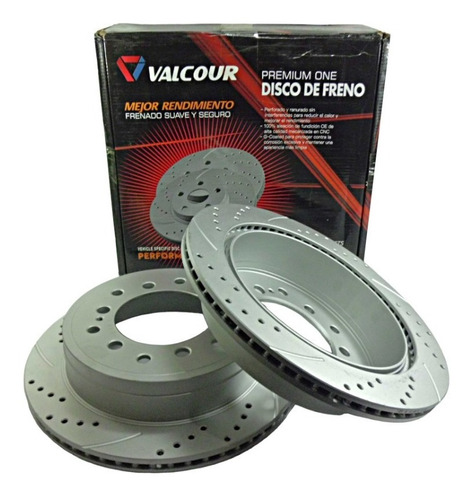 Par Discos Freno Trasero Perforado 4runner 2015 2016 60311