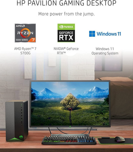 Imagen 6 de 6 de Hp Gamer Gaming Pc, Ryzen 7, Rtx 3060, 16gb Ram, 1.5 Tb M.2