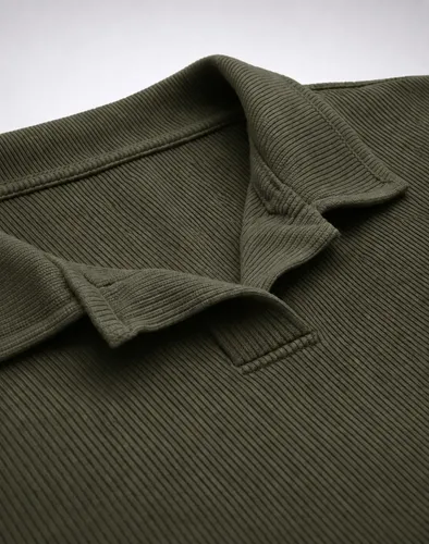 Camisa Camiseta Polo Masculina Texturizada Sem Botão