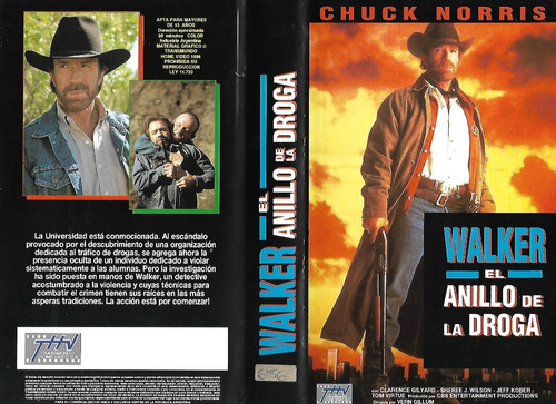 Chuck Norris Vhs Walker El Anillo De La Vhs
