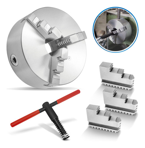 Placa Para Torno Universal - Med. 250mm/10 - 3 Castanhas