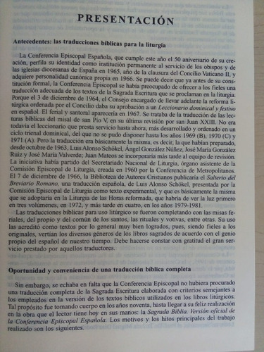 Libro Sagrada Biblia (conferencia Episcopal Española)