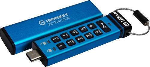 Unidad Flash Cifrada Kingston Ironkey Keypad 200 Usb-c De 51