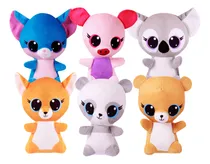 Comprar Peluches Mayoreo 6 Pzas Zoo Animales Salvajes Pelucheria