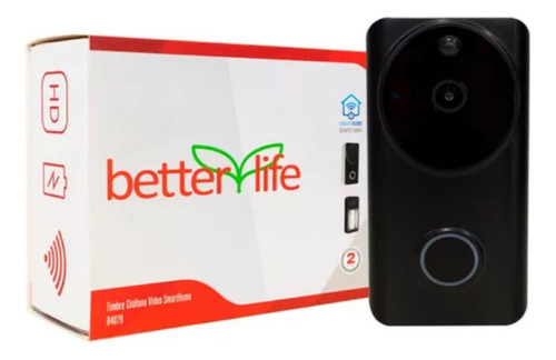 Citofono Timbre Inalambrico Wifi Video Portero R4079 Gsm Cam Color Negro