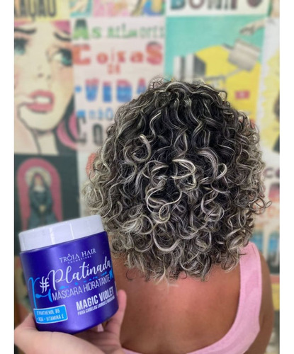 Kit Platinada + Spray Capilar Vinagre De Maçã Tróia Hair