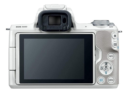 Imagen 2 de 3 de Canon EOS M50 sin espejo color blanco