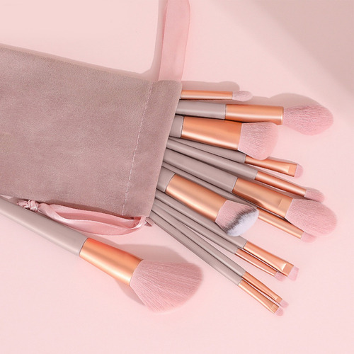 13 Pcs Brochas De Maquillaje Profesional Set De Brochas