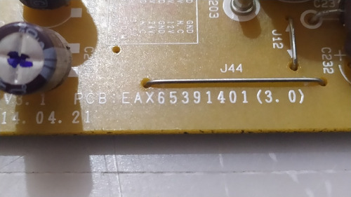 Placa Da Fonte Tv 32ly340h - Eax65391401(3.0) (Usado)