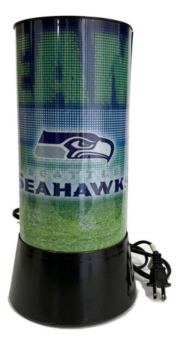 Luminária Rotativa 30cm Nfl Seattle Seahawks 120v