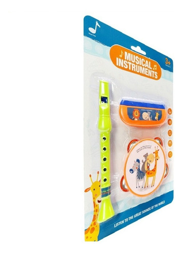 Set De Instrumentos Musicales Infantil Música Niños 