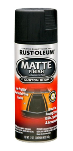 Aerosol Auto Mate Matte Finish Negro Rust Oleum