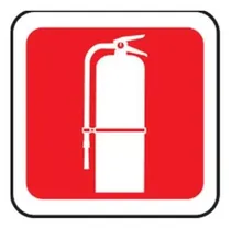 Comprar Cartel Calcomania Autoadhesivo Matafuego 14x14 Centimetros Cuadrado Seguridad Realizada En Pvc Facil Colocación Para Pegar Sobre Diferentes Materiales Facil Visualización