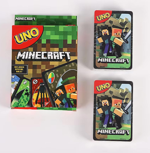 Uno Micraft - Juego De Mesa Minecraft En Español