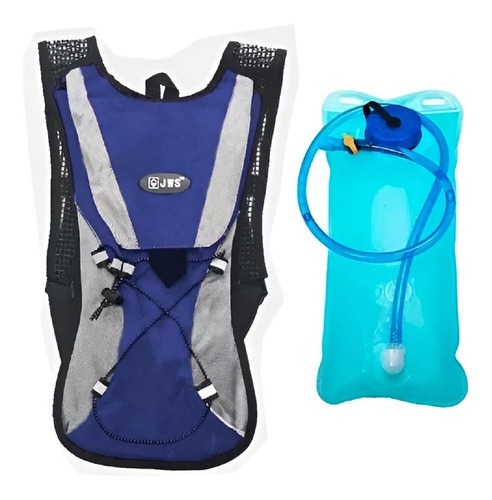 Mochila De Hidratação Para Ciclismo Triathlon 2l Multiuso Cor Azul