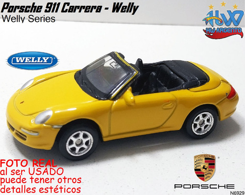 Welly Usado Hwargento Porsche 911 Carrera - Welly N6929 0