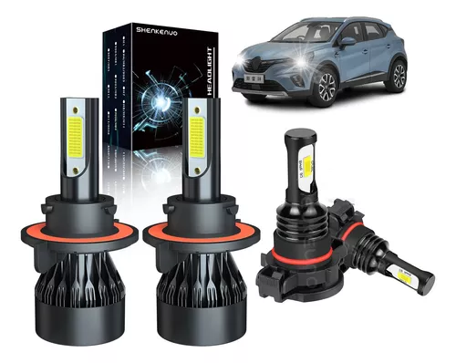 Bombillas LED para faros delanteros de coche, luces antiniebla de