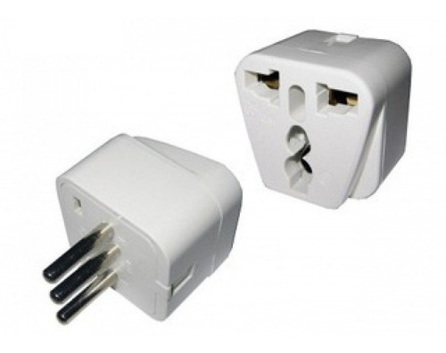 Adaptador Convertidor Ficha Universal A 3 En Linea Americana