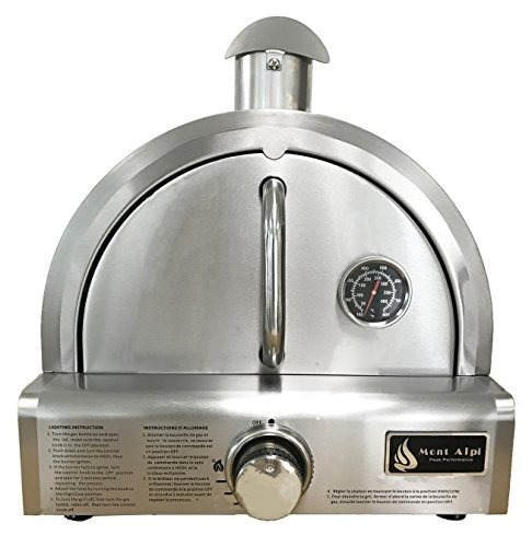 Mont Alpi Mapz-ss De Mesa Gas Horno Para Pizza, Grande, De A