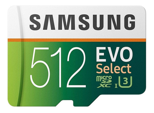 Memoria Samsung Evo Micro Sd 512gb Clase10 100mb/s