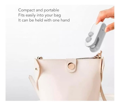 Mini Selladora De Bolsas Plásticas Portátil Recargable