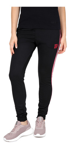 Pantalón Urbo Shiny Mujer En Negro | Moov