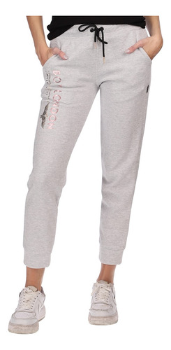 Pants Gris Mujer Jogger Deportivo Training Boy London Sport