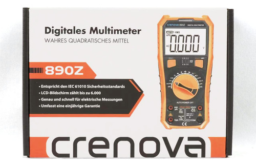 Multímetro Digital Crenova, Probadores Múltiples De 6000 Cue