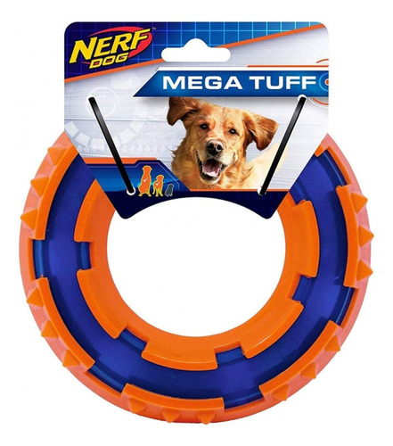 Nerf Dog Vp6682e - Anillo De Punta (5.9in), Color Azul Y Nar