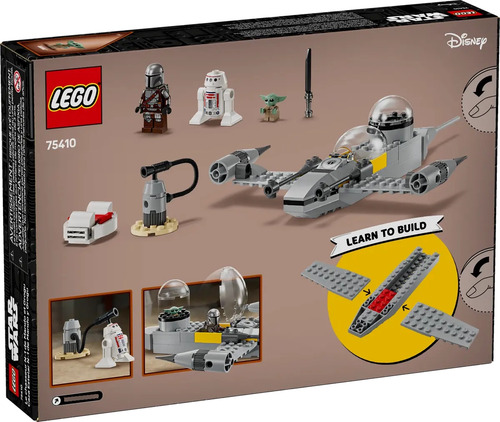 Lego Star Wars Caza Estelar N-1 De Mando Y Grogu 75410 92 The Mandalorian