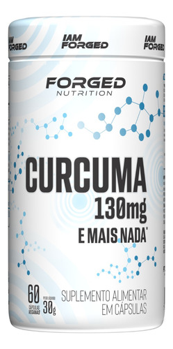 Curcumina 130mg 60 Vegan Caps - Forged Nutrition
