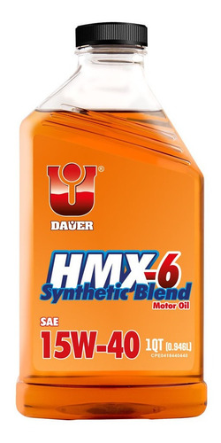 Aceite Dauer 15w40 Semi Sintetico Hmx-6 Synthetic Blend