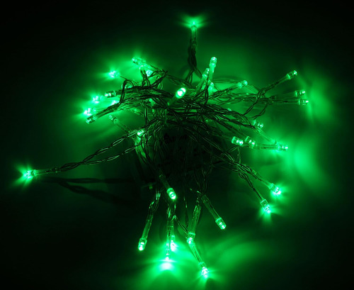 Karlling Battery Operated Green 40 Led Fairy Light String Aa