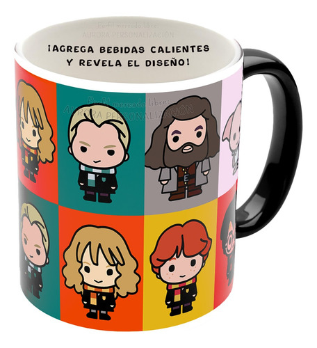 Mug Taza Pocillo Mágico  Harry Potter Chibi Kawaii