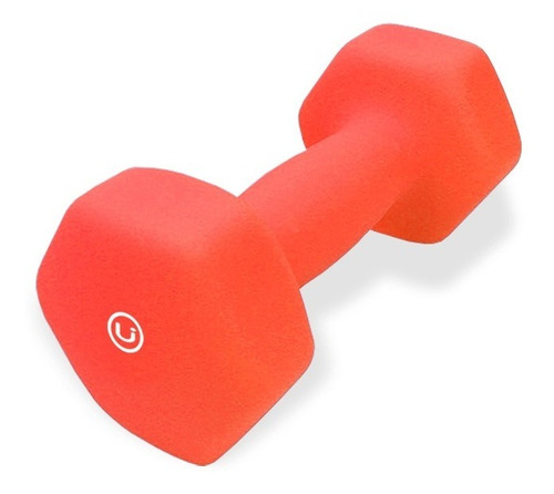 Mancuerna Pesa Recubierta Goma 2 Kg Gym Fitness Funcional 