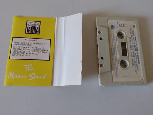 Stevie Wonder Journey Through Cassette Import Usa Excelente (Usado)