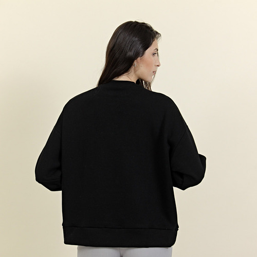 Buzo Oversize Con Bordado Paris