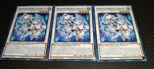 Set 3 Cartas Yugioh Morphtronic Earfon Pote 