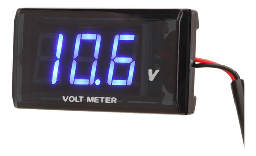 Voltímetro Universal Ultradelgado Con Pantalla Lcd Azul Para