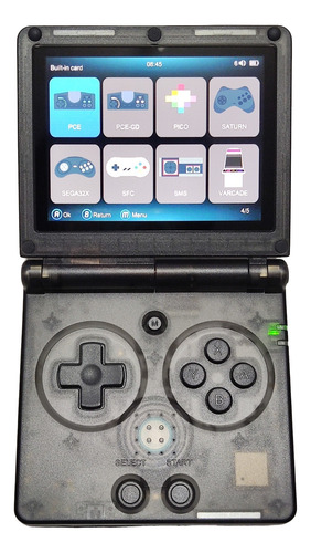 Nintendo Game Boy Advance Gba Sp Rg35xxsp 64gb 5000+ Negro Transparente (Reacondicionado)