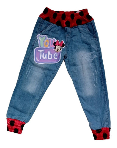 Calça Jeans You Tube E Minnie 155