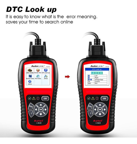 Escáner Autolink Al519 Obd2 Modo Mejorado 6 Lector De ...
