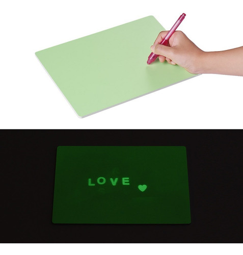Placa Para Dibujo De Pvc Con Luces, Tamaño A4