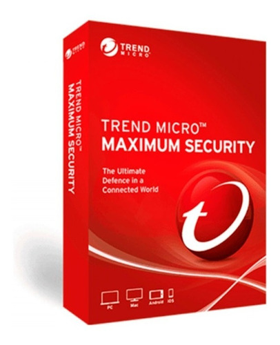 Trend Micro Maximum Security 5 Dispositivos 1 Año
