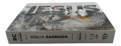 Bíblia Sagrada Arc | Letra Grande | Mapas | Pjv | Harpa E Corinhos | Capa Dura Leão Jesus