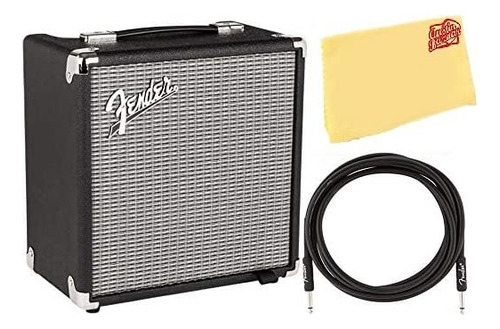 Fender Paquete De Amplificador Combinado De 15 Graves Rumbl