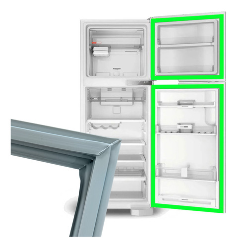 Kit Vedação Cce Dako Modelo Cce330 Porta Inferior E Freezer