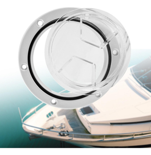 Boat Hatch With 6 Inch O-rings Clear