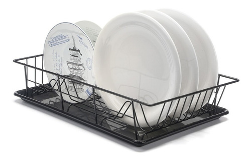 Imagen 3 de 9 de Escurridor Seca Platos Acero Cocina Cubiertos Secador Grande
